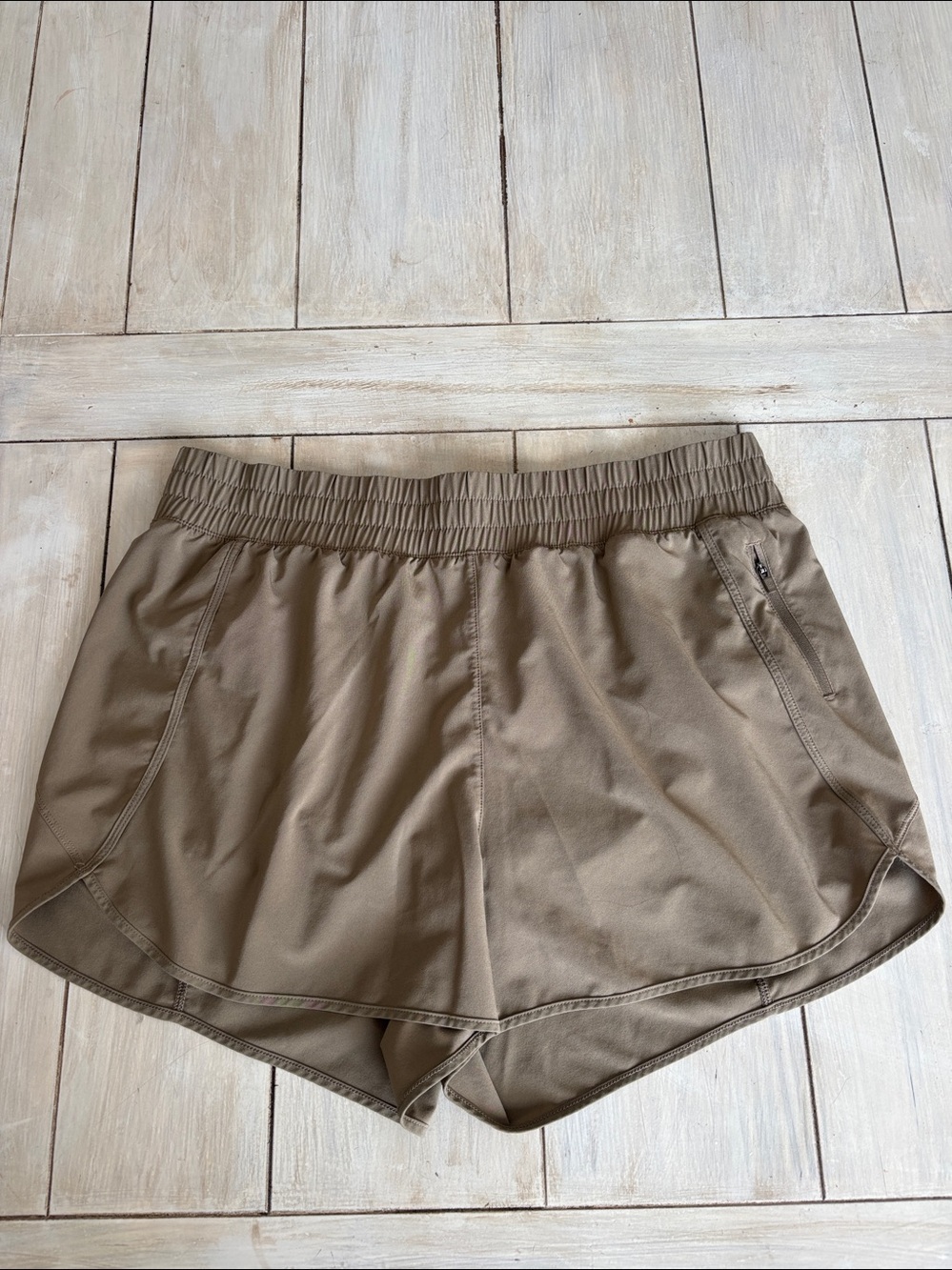 CRZ YOGA Olive Green Athletic Shorts XL 14